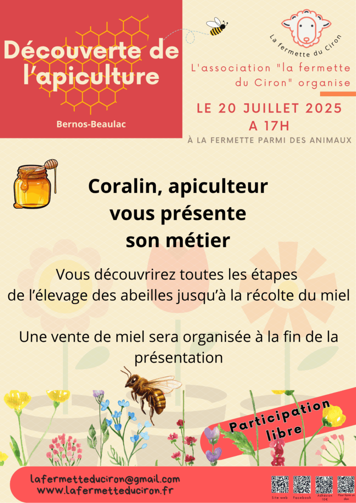 Démonstration de récolte de miel
